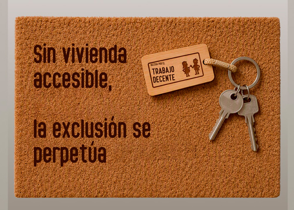 Iglesia por el Trabajo Decente denuncia que la crisis de la vivienda impide a muchos jóvenes construir un proyecto de vida autónomo